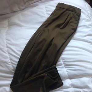 Army Green slack dress pants